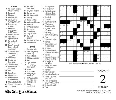 classic crossword|The Crossword — The New York Times